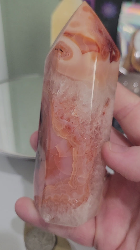Carnelian Agate Tower