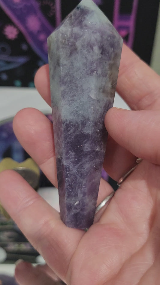 Unicorn Stone Wand with stand