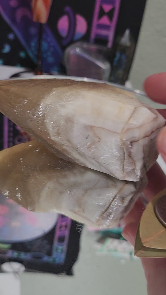 Raw Yellow Banded Calcite