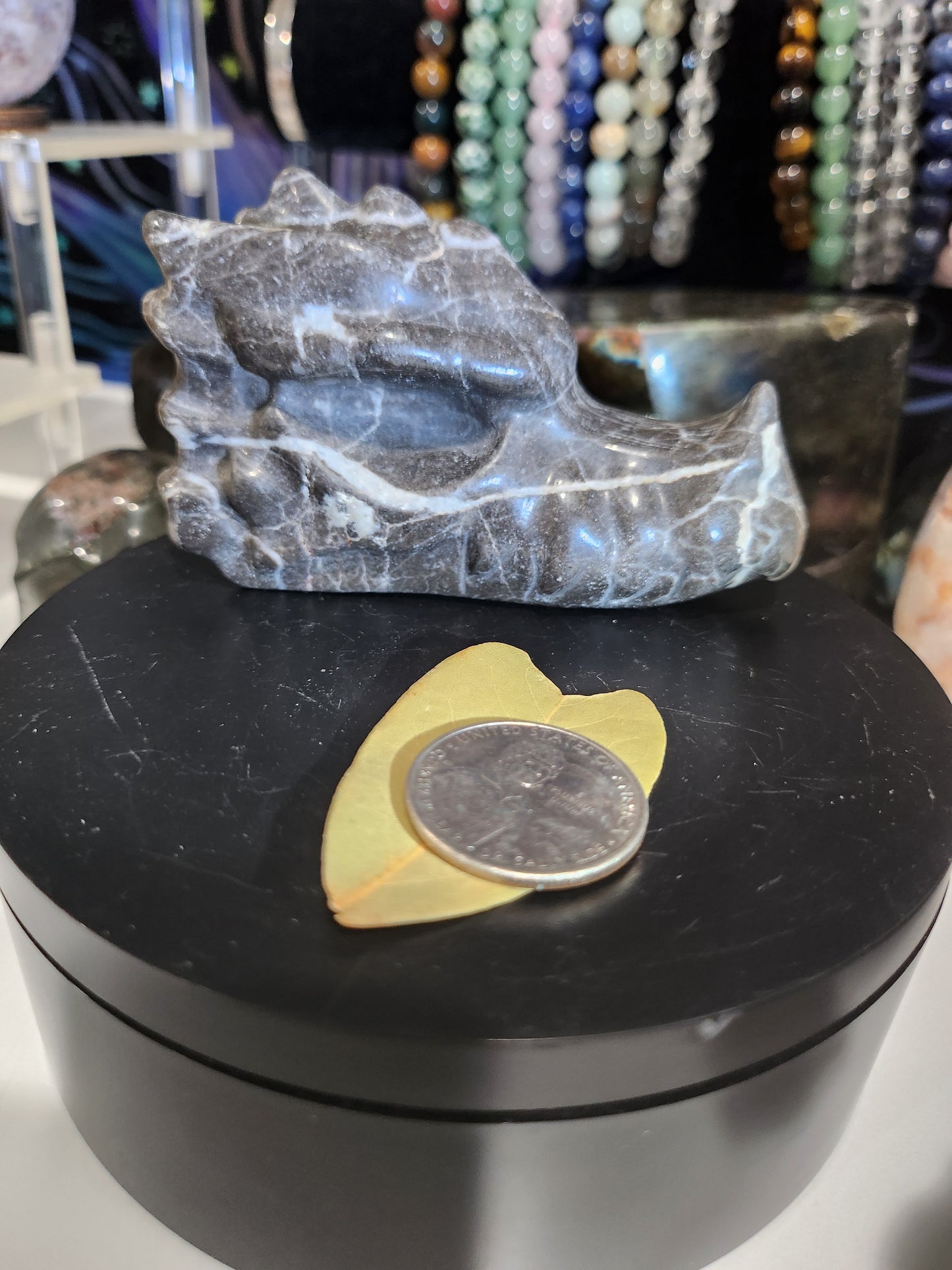 Zebra Jasper Dragon Head