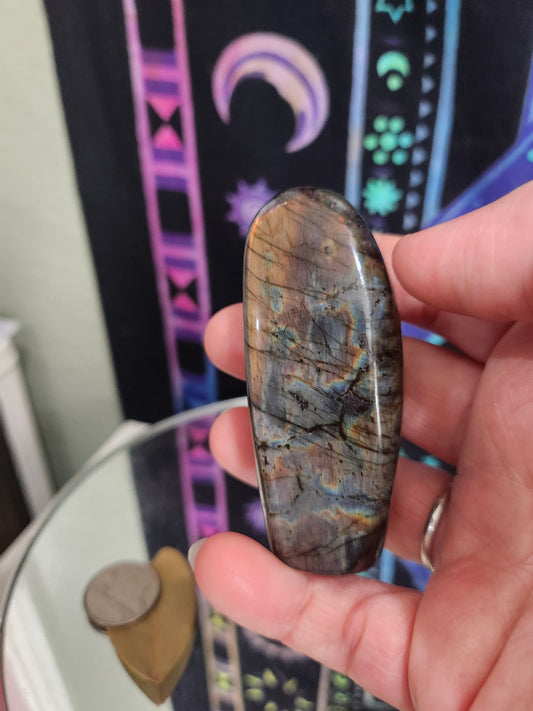 Yellow Blue Flash Labradorite Freeforms