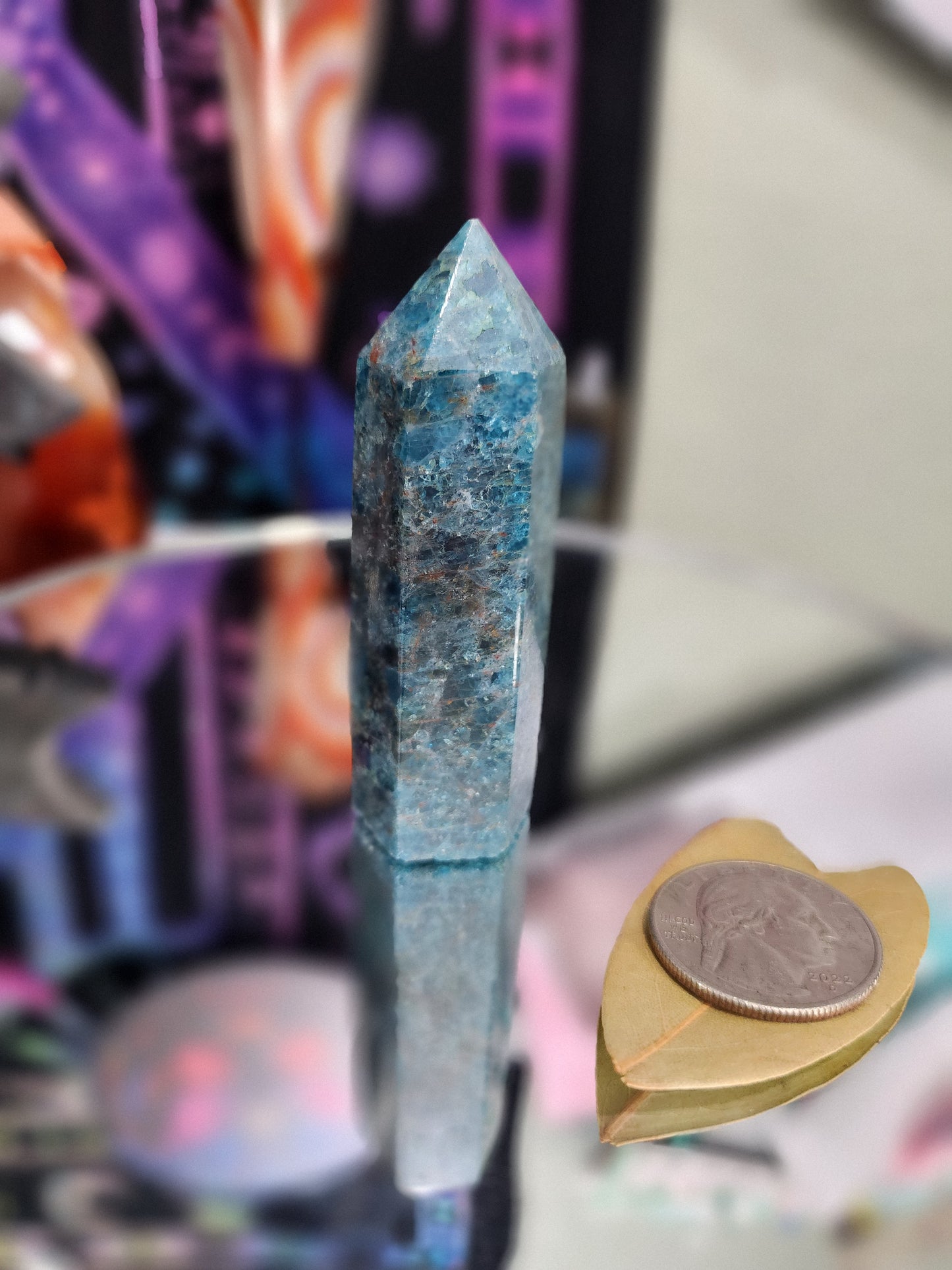 Blue Apatite Tower