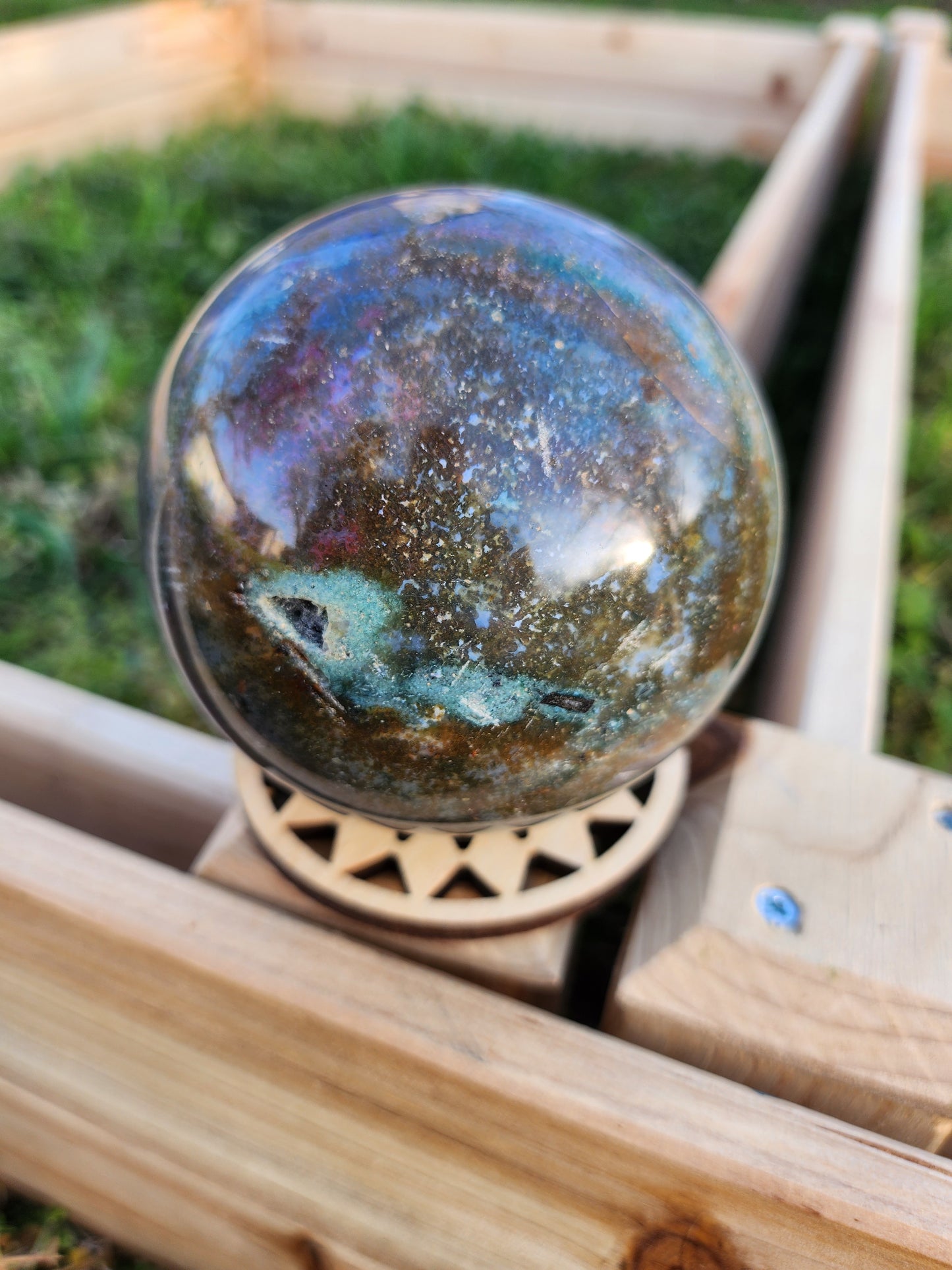 Ocean Jasper Sphere