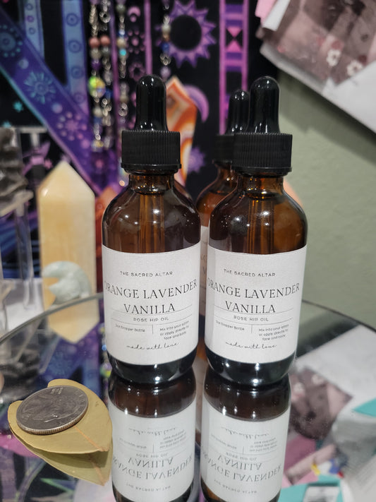 Orange Lavender & Vanilla Rosehip Oil