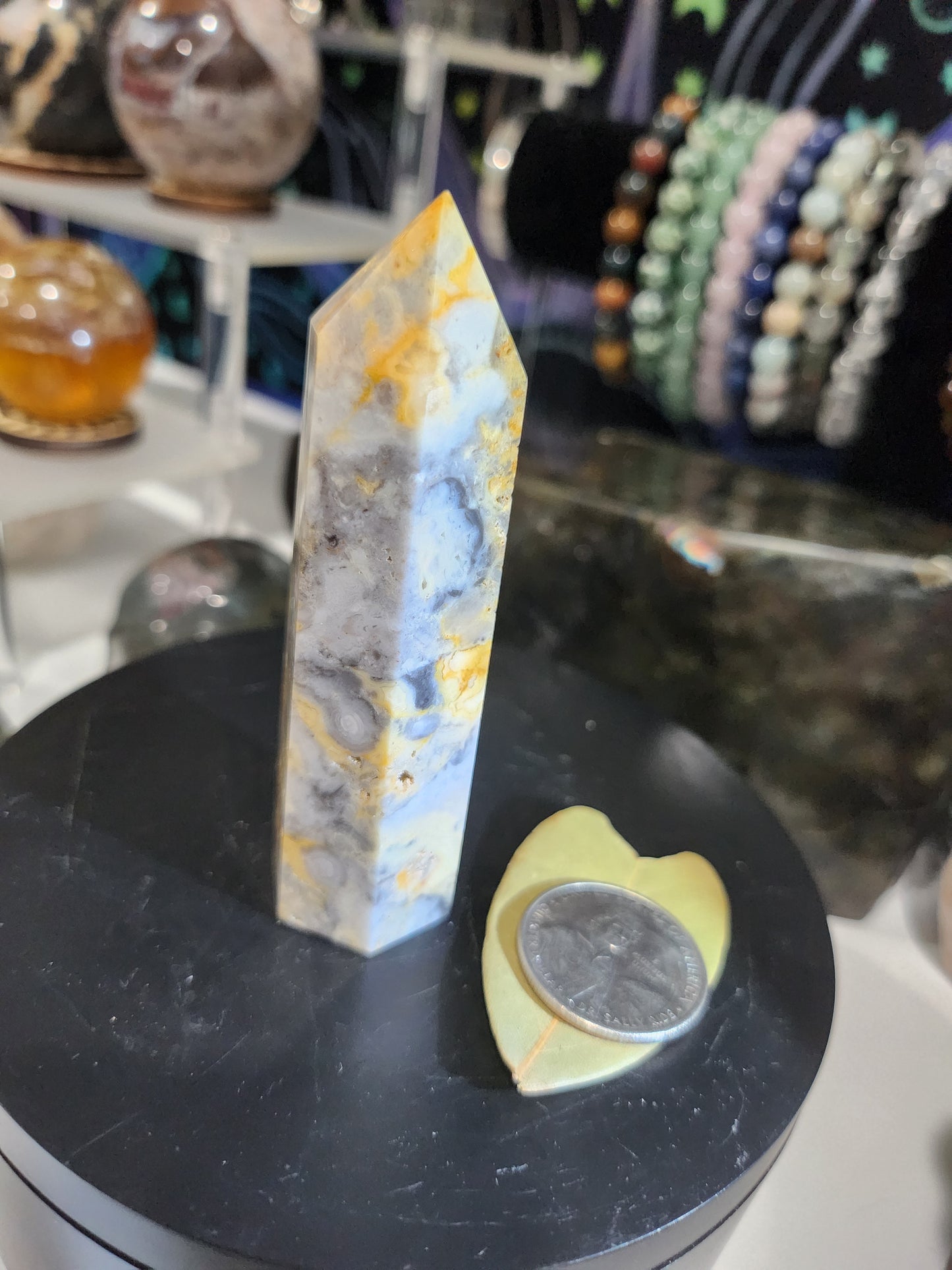 Crazy Lace Agate Tower