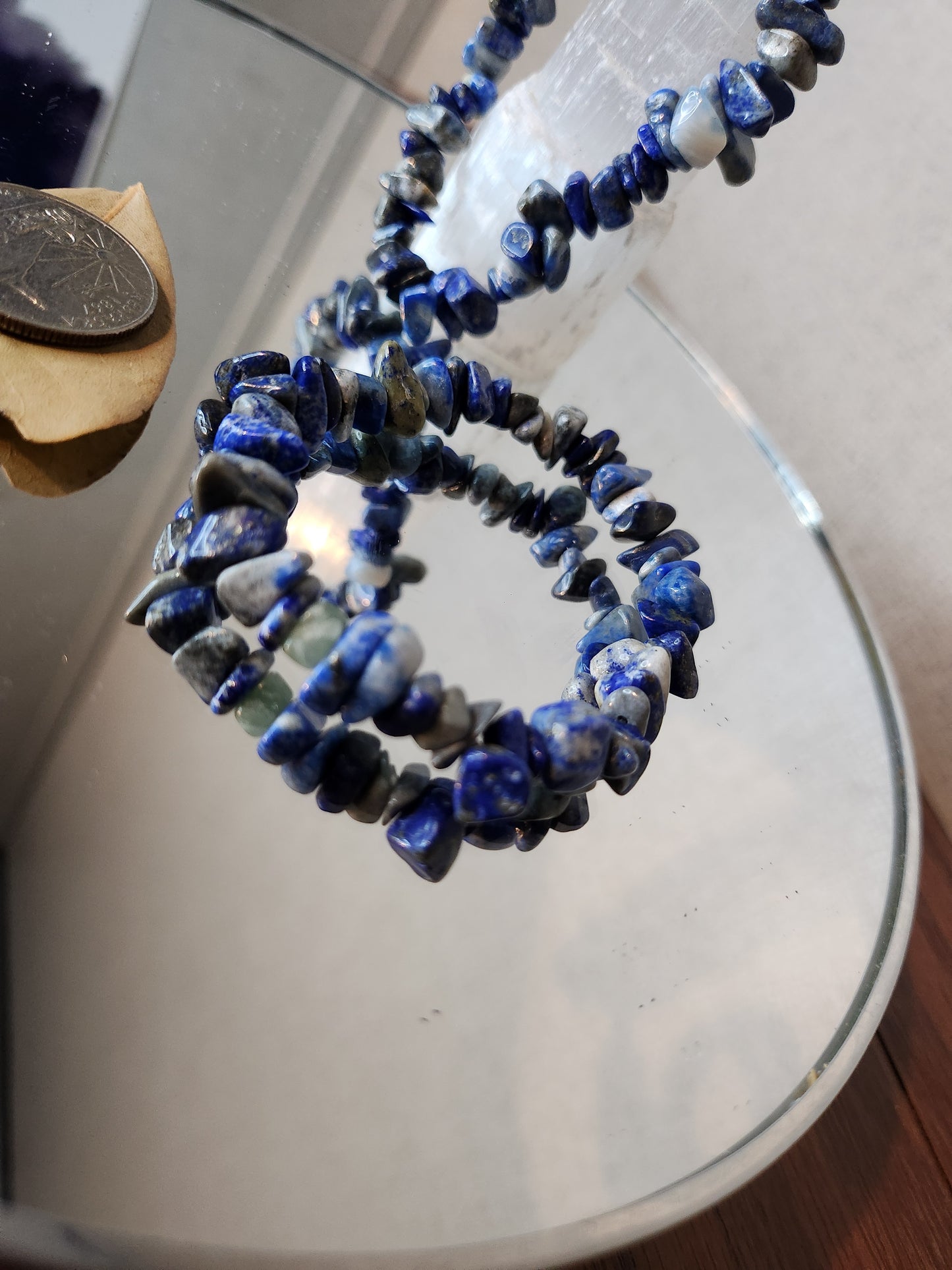 Lapis Lazuli Chip Bracelet
