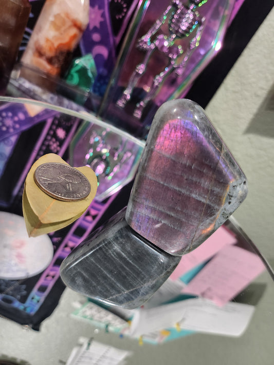 Purple Flash Labradorite Freeforms