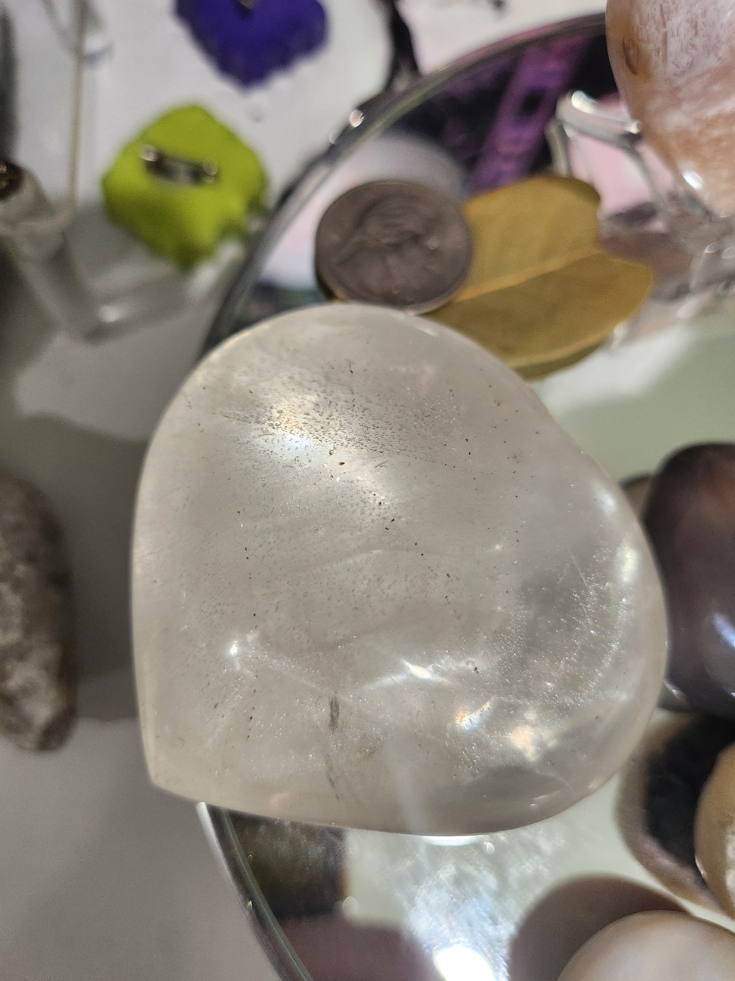 Clear Quartz Heart