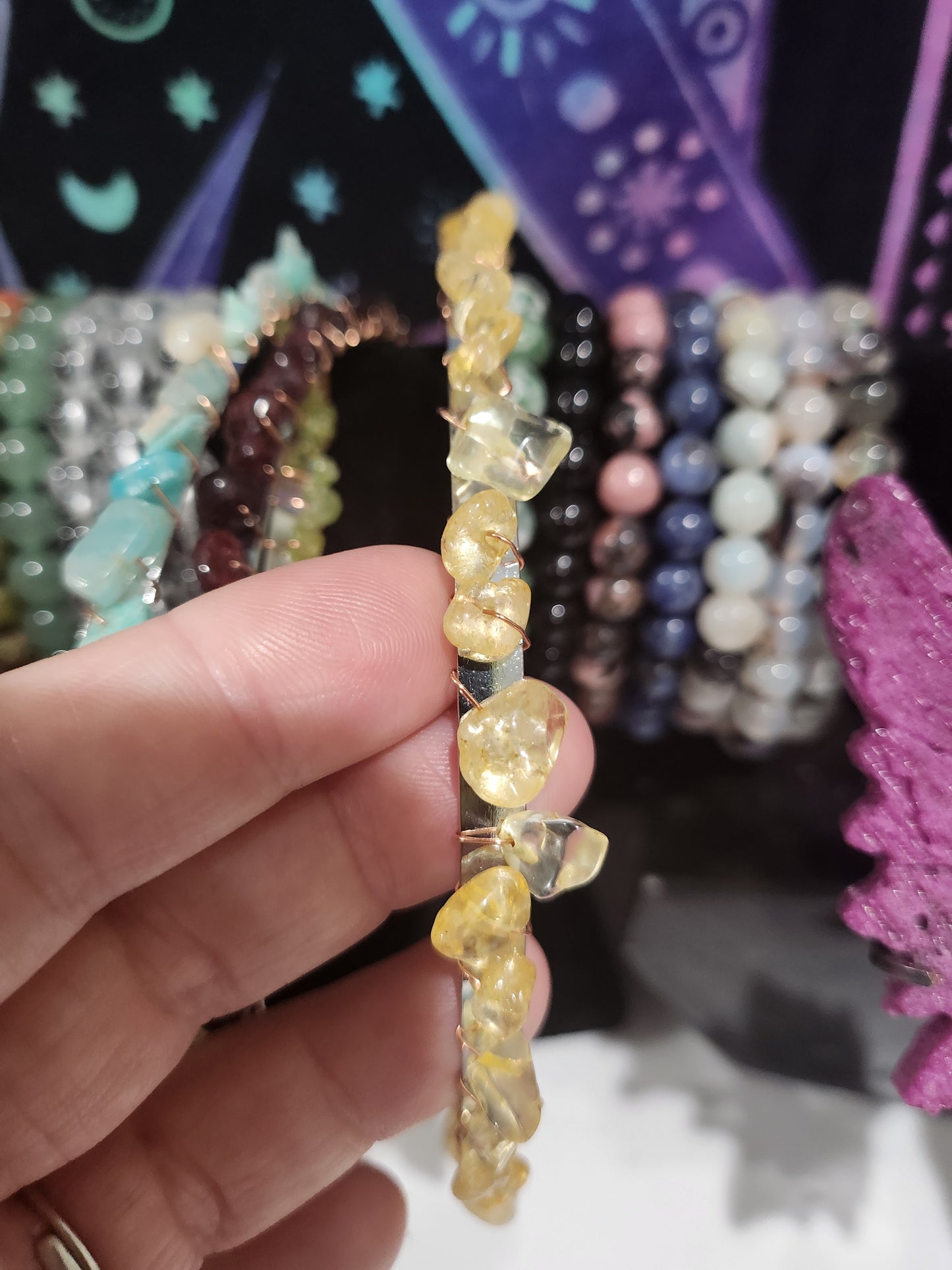 Crystal Chip Headbands