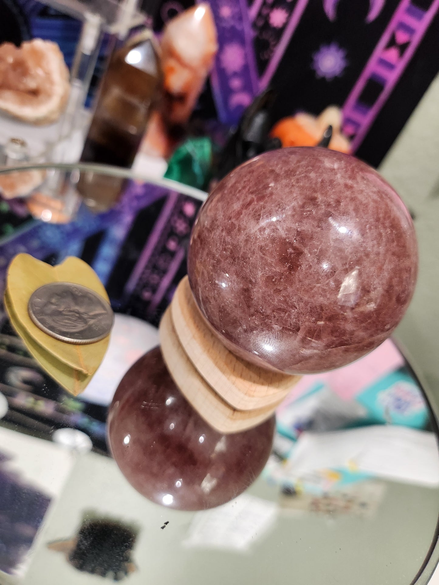 Strawberry Quartz Sphere