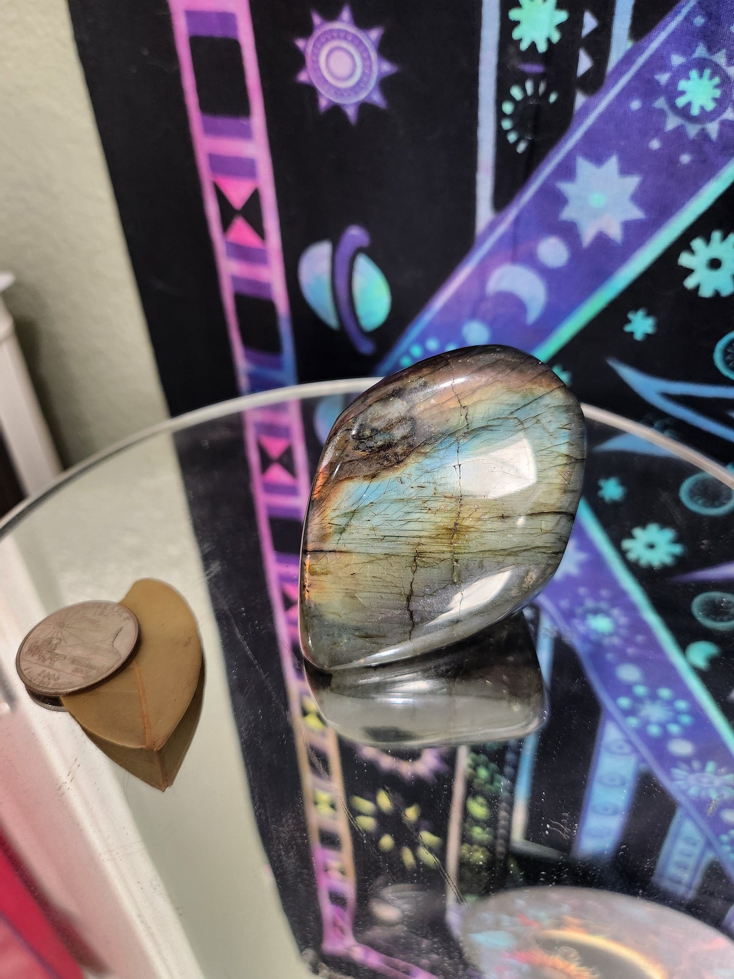 Yellow Blue Flash Labradorite Freeforms