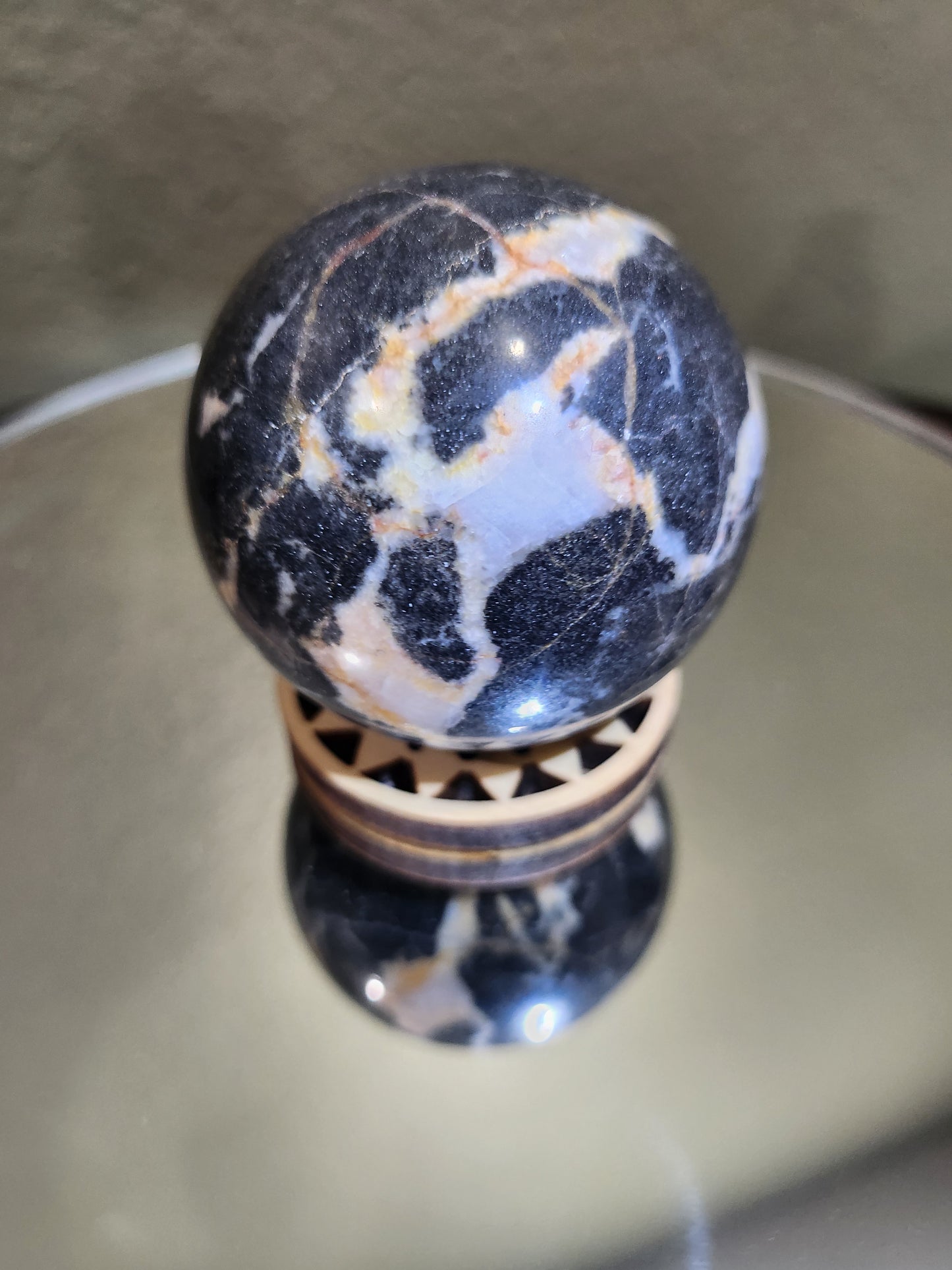 Zebra Jasper Sphere